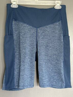 The North Face Dune Sky 9'' Shorts Women's XL Heather Blue Tights Bike Stretch